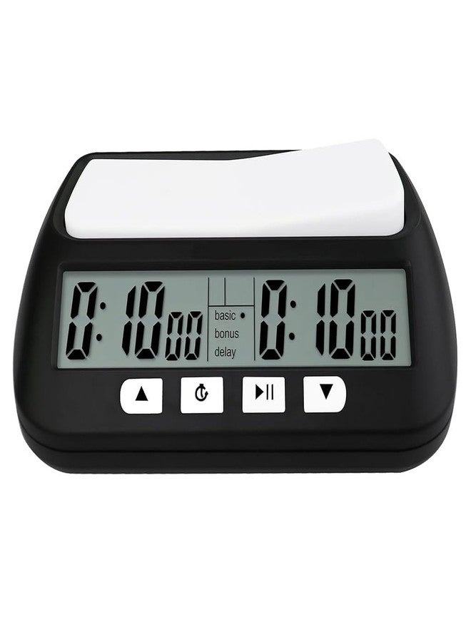 Zibuyu® Digital Chess Clock Timer for Board Games, Professional Chess Timer with Bonus Delay Count Down Up Function, Batteries Not Included - Image 1